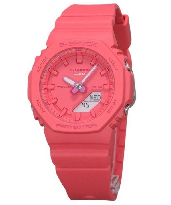 Casio G-Shock Analog Digital Resin-rem Pink Urskive Quartz GMA-P2100-4A 200M dameur