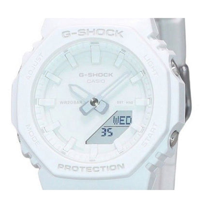 Casio G-Shock Analog Digital Resin Rem White Dial Quartz GMA-P2100-7A 200M dameur