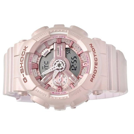 Casio G-Shock Analog Digital Bio-baseret Resin Pink Dial Quartz GMA-S110ST-4A 200M dameur