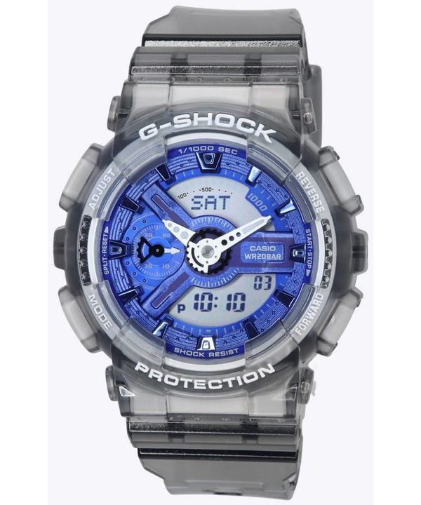 Casio G-Shock Analog Digital Blue Dial Quartz GMA-S110TB-8A 200M dameur