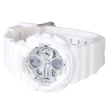 Casio G-Shock Analog Digital Bio Baseret Hvid Resin Rem Sølv Urskive Quartz GMA-S140VA-7A 200M Dameur