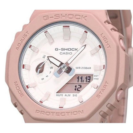 Casio G-Shock Nature&#39,s Color Series Analog Digital Bio-baseret harpiksrem Pink Urskive Quartz GMA-S2100NC-4A2 200M dameur