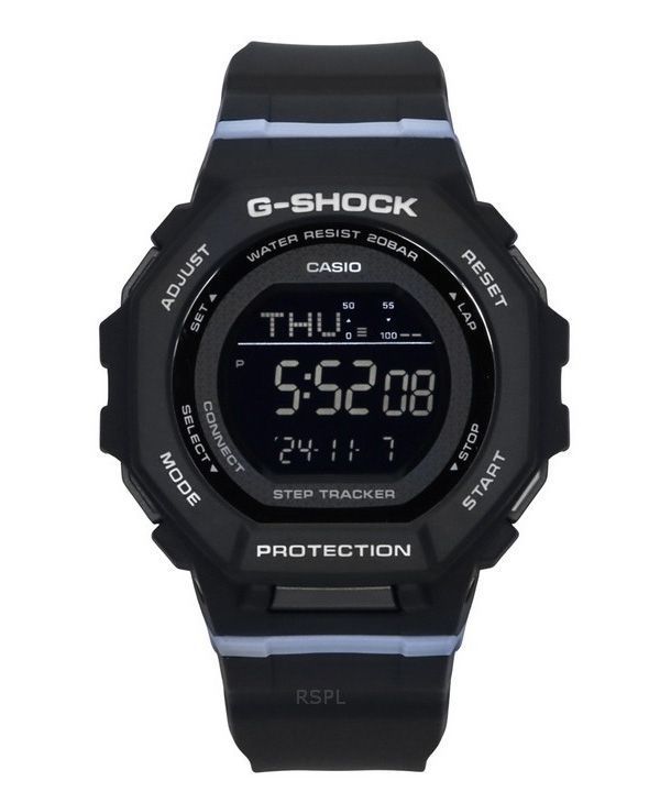 Casio G-Shock G-Squad Digital Smartphone Link Bio-baseret harpiksrem Quartz GMD-B300-1 200M dameur