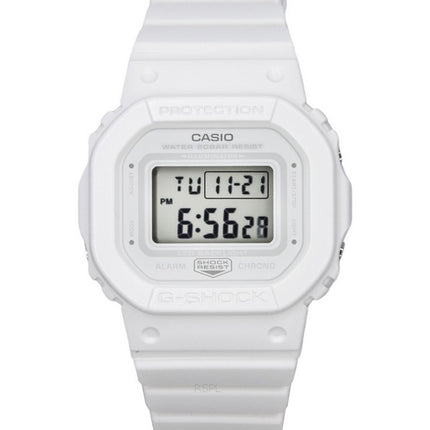 Casio G-Shock Digital White Resin Rem White Dial Quartz GMD-S5600BA-7 200M dameur