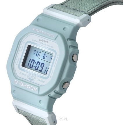 Casio G-Shock Digital Organic Blue Cloth Rem Biobaseret Resin Quartz GMD-S5600CT-3 200M dameur