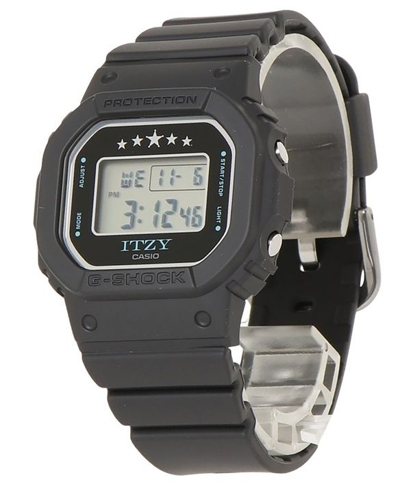 Casio G-Shock ITZY Collaboration Digital bio-baseret harpiksrem Quartz GMD-S5610IT-1 200M dameur