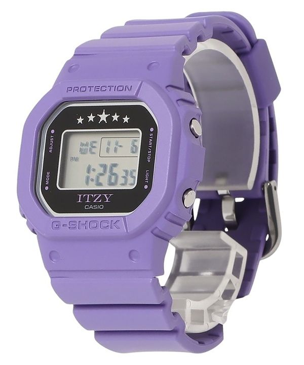 Casio G-Shock ITZY Collaboration Digital Violet Bio-baseret harpiksrem Quartz GMD-S5610IT-6 200M dameur