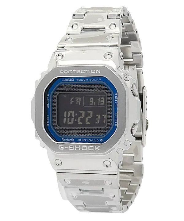 Casio G-Shock Fuld Metal Digital Smartphone Link Rustfrit Stål Tough Solar GMW-B5000D-2 200M herreur