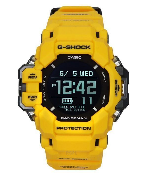 Casio G-Shock Master Of G-Land Rangeman Digital Smartphone Link Solar GPR-H1000-9 200M herreur