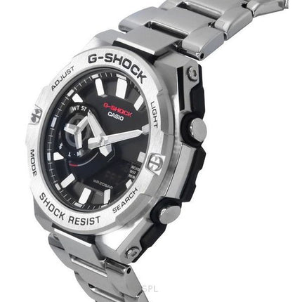 Casio G-Shock G-Steel Analog Digital Smartphone Link Black Dial Solar GST-B500D-1A 200M herreur