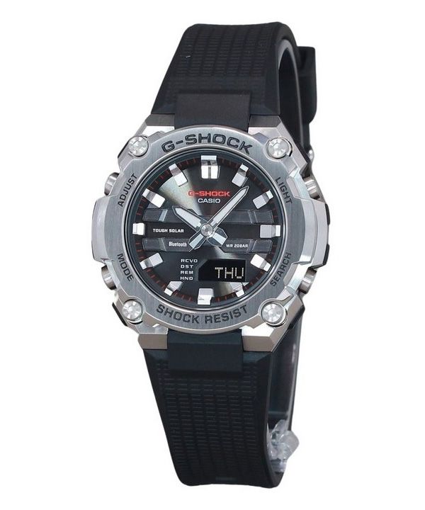 Casio G-Shock G-Steel Analog Digital Smartphone Link Bluetooth Black Dial Solar GST-B600-1A 200M herreur