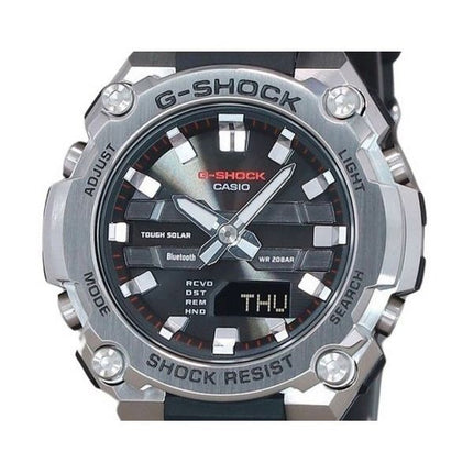 Casio G-Shock G-Steel Analog Digital Smartphone Link Bluetooth Black Dial Solar GST-B600-1A 200M herreur