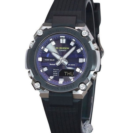 Casio G-Shock G-Steel Analog Digital Smartphone Link Bluetooth Blue Dial Solar GST-B600A-1A6 200M herreur