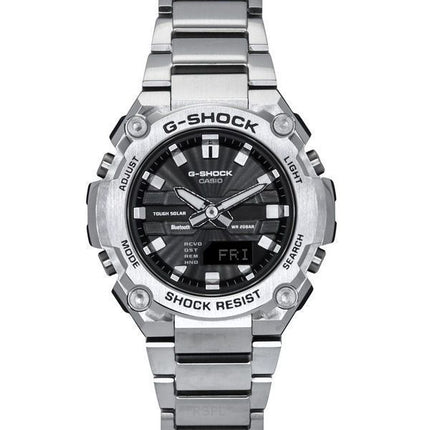 Casio G-Shock G-Steel Analog Digital Smartphone Link Black Dial Solar GST-B600D-1A 200M herreur