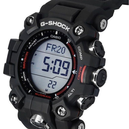 Casio G-Shock Mudman Master Of G-Land Digital Resin Strap Solar GW-9500-1 200M herreur