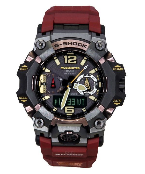 Casio G-Shock Master Of G-Land Mudmaster Analog Digital Smartphone Link Black Dial Solar GWG-B1000-1A4 200M herreur