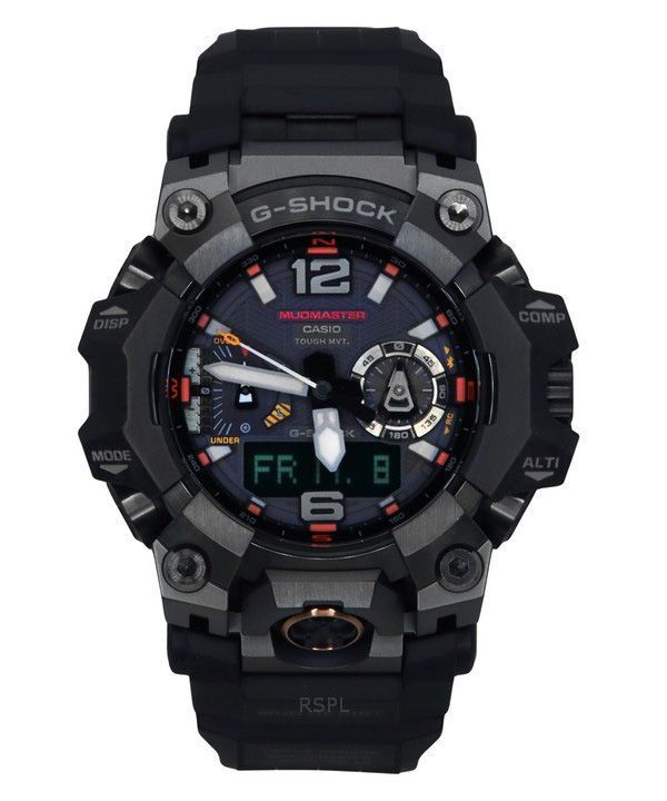 Casio G-Shock Master Of G-Land Mudmaster Analog Digital Smartphone Link Black Dial Solar GWG-B1000EC-1A 200M herreur