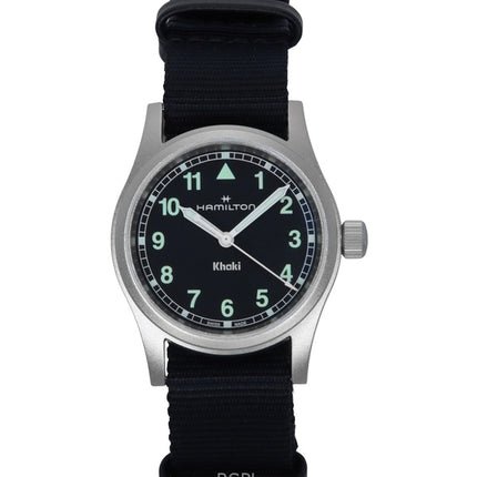 Hamilton Khaki Field Tekstilrem Black Dial Quartz H69301430 Unisex Ur