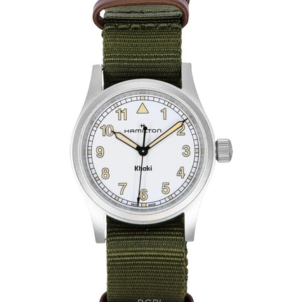 Hamilton Khaki Field Tekstilrem White Dial Quartz H69301910 Unisex Ur