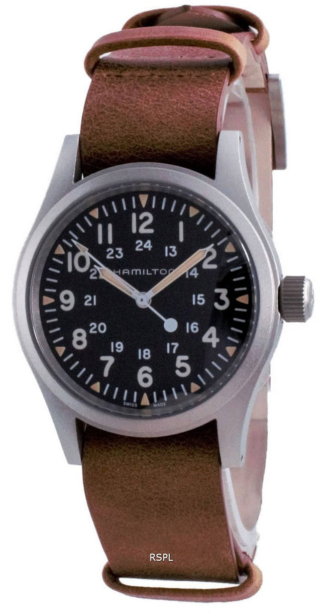 Hamilton Khaki Field Black Dial Mechanical H69439531 Herreur