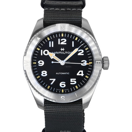 Hamilton Khaki Field Expedition Tekstilrem Sort Urskive Automatisk H70315930 100M unisex ur