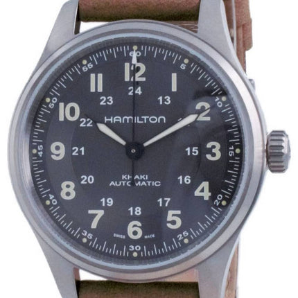 Hamilton Khaki Field Automatic Titanium Black Dial H70545550 100M Herreur