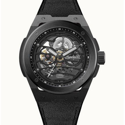 Ingersoll The Springfield Black Skeleton Dial Automatisk I15201 herreur