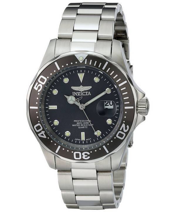 Invicta Pro Diver 200M kvarts grå Dial INV14969/14969 Herreur