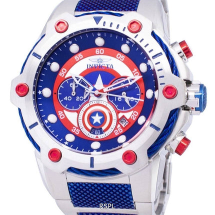 Invicta Marvel 25780 Captain America Limited Edition Chronograph Quartz Herreur