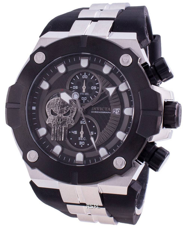 Invicta Marvel Punisher 30316 Quartz Chronograph Limited Edition 200M Herreur