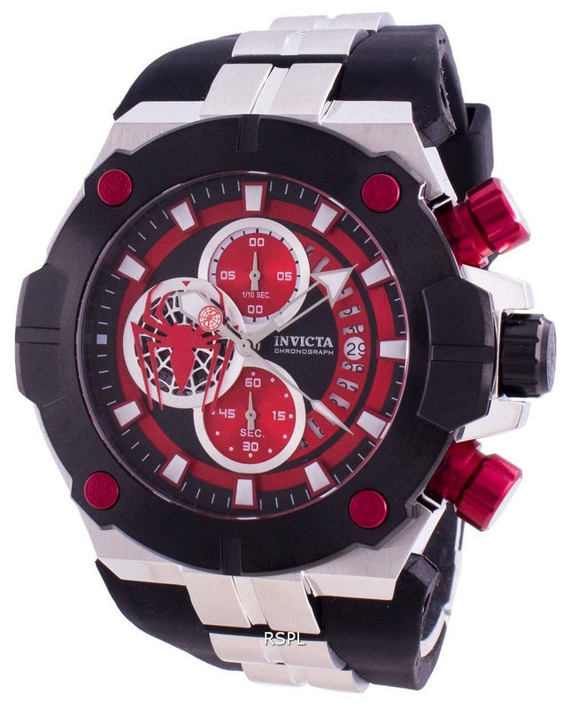 Invicta Marvel Spiderman 30317 Quartz Chronograph Limited Edition 200M Herreur