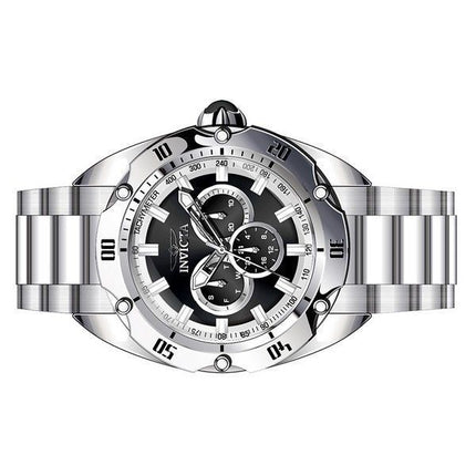 Invicta Venom GMT rustfrit stål sort skive kvarts 45729 100M herreur