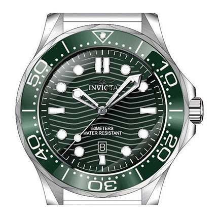 Invicta Pro Diver Rustfrit Stål Grøn Urskive Quartz 45980 Herreur