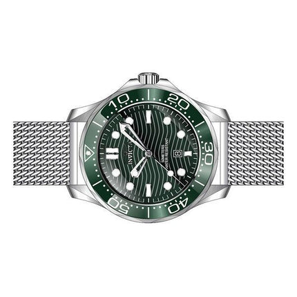 Invicta Pro Diver Rustfrit Stål Grøn Urskive Quartz 45980 Herreur