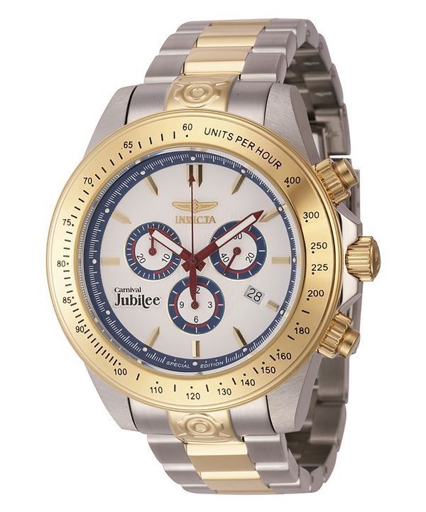 Invicta Cruiseline Chronograph Limited Edition White Dial Quartz Diver&#39,s 46145 200M herreur