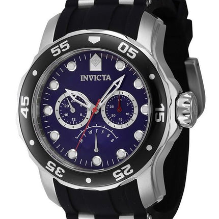 Invicta Pro Diver Retrograde GMT Blue Dial Quartz 46967 100M herreur