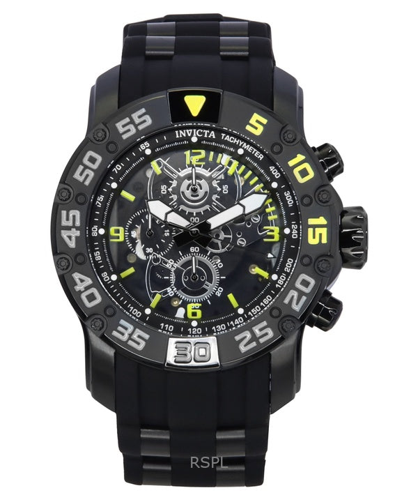 Invicta Racing JM Limited Edition Black Skeleton Dial Quartz 48062 100M herreur