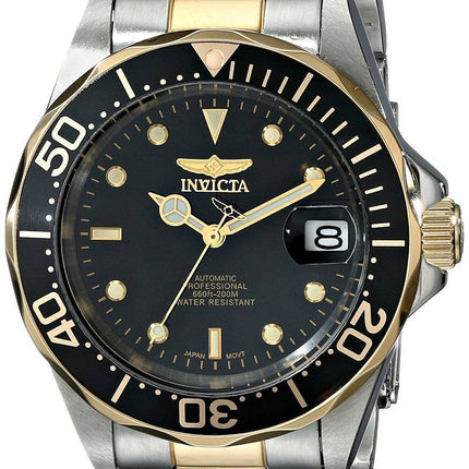 Invicta Pro driveren automatisk sort urskive INV8927/8927 Herreur