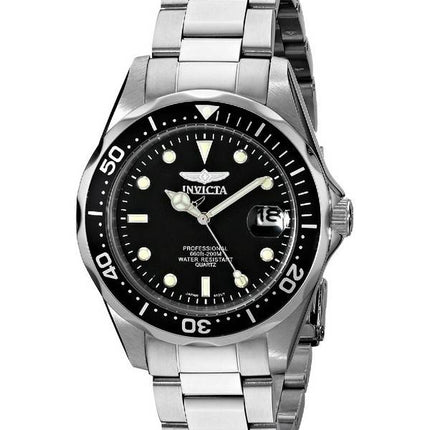 Invicta Pro Diver 200M Quartz Black Dial INV8932/8932 Herreur