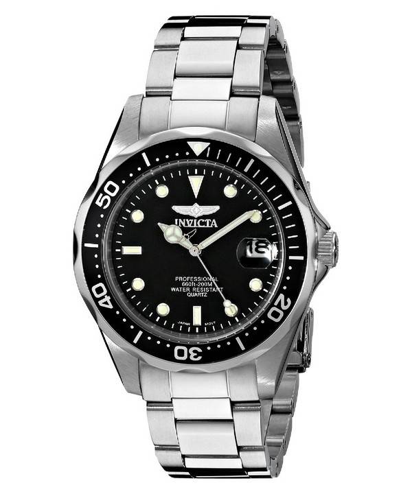 Invicta Pro Diver 200M Quartz Black Dial INV8932/8932 Herreur