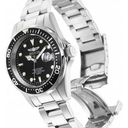 Invicta Pro Diver 200M Quartz Black Dial INV8932/8932 Herreur