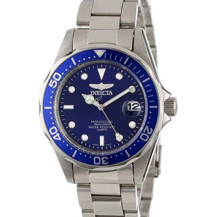 Invicta Pro Diver 200M kvarts blå urskive INV9204/9204 Herreur