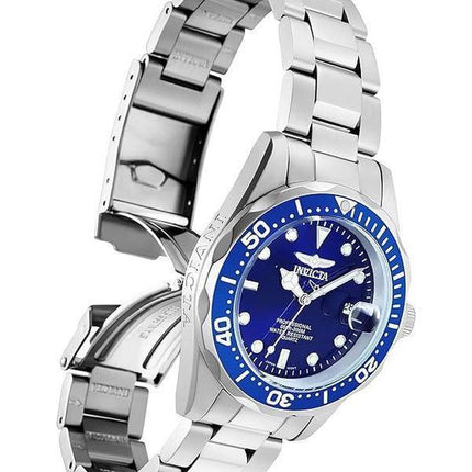 Invicta Pro Diver 200M kvarts blå urskive INV9204/9204 Herreur