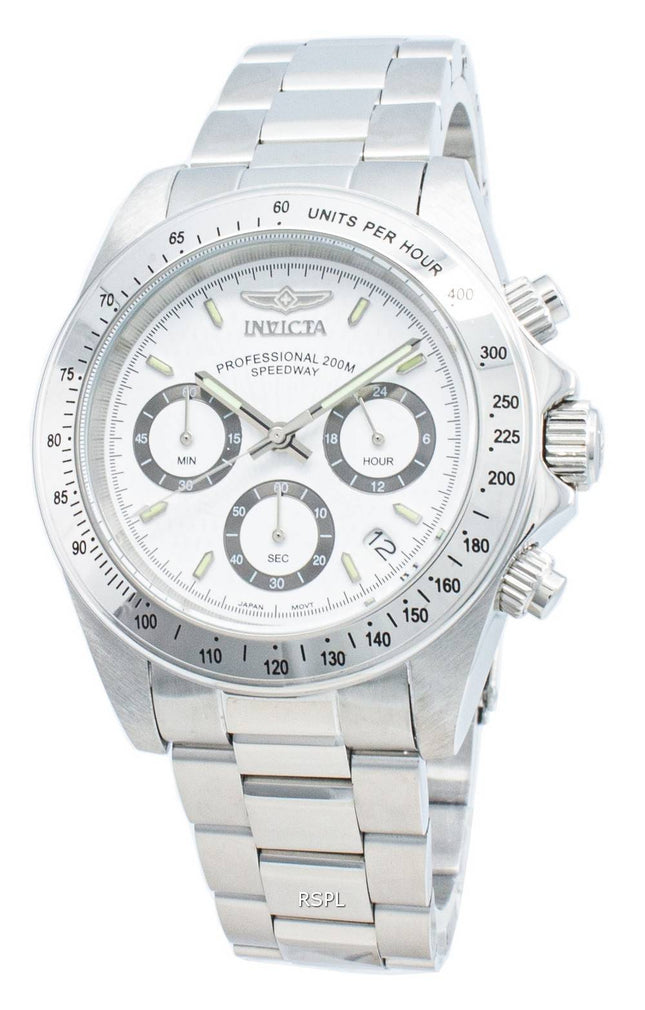 Invicta Speedway 200M Chronograph hvid skive INV9211/9211 Herreur