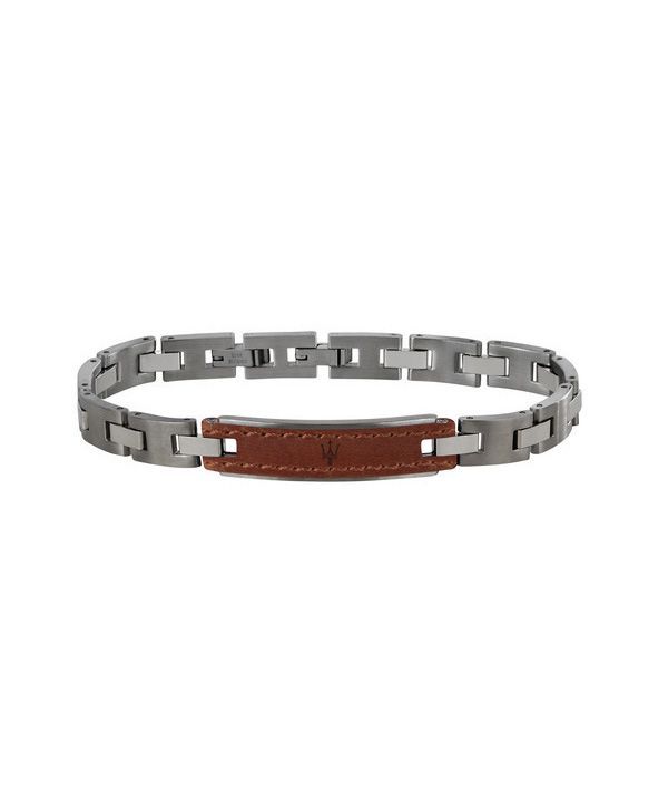 Maserati Jewels læder og rustfrit stål JM218AMD01 armbånd til mænd