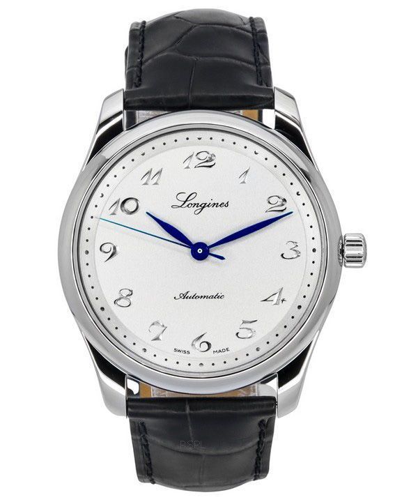 Longines Master Collection 190-års jubilæums læderrem Silver Dial Automatisk L2.793.4.73.2 herreur