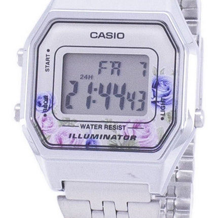 Casio Vintage ungdom Illuminator Digital LA680WA - 4C kvinders ur