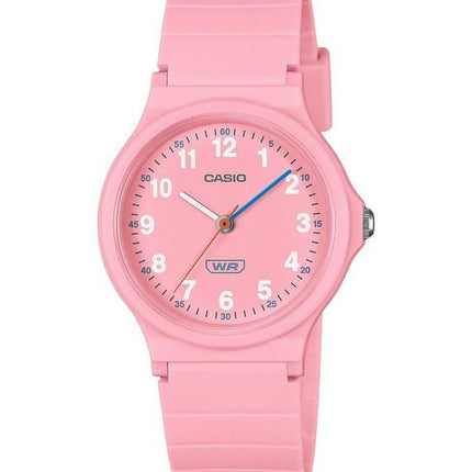 Casio Pop Analog Pink Bio-baseret harpiksrem Pink Urskive Quartz LQ-24B-4B dameur