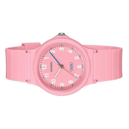 Casio Pop Analog Pink Bio-baseret harpiksrem Pink Urskive Quartz LQ-24B-4B dameur