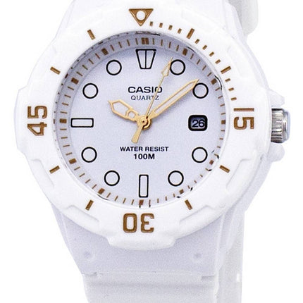 Casio Enticer klassiske Analog hvid skive LRW-200H-7E2VDF LRW-200H-7E2V kvinders ur